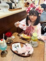 买了一年的ap气球终于穿出门了