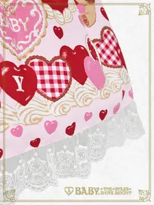 くみゃちゃんのSweet Baby Love Heart柄スカート | Lo研社