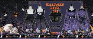 Halloween magic cat