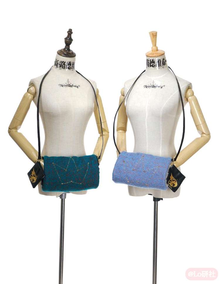 刺绣毛呢手笼零钱包