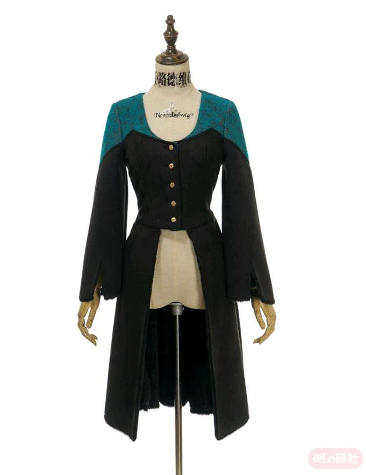 Borgia 人造皮毛一体反裘拼色外套