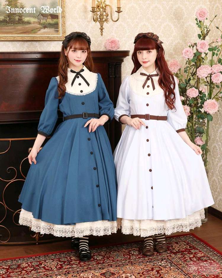 Grown Up Alice Flare Dress/大人アリスフレアーワンピース/大人爱丽丝 中袖op