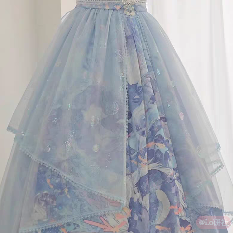 星梦龙鸣 半裙罩纱