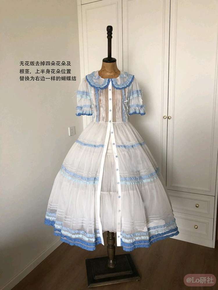 玻璃房子 罩裙（无花版）