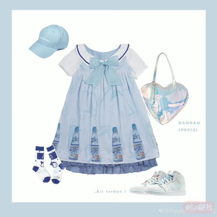 波子汽水 高腰op