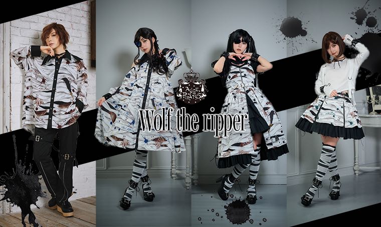 A/P Wolf the ripper柄BIGシャツ Wolf the ripper柄BIGシャツ| Lo研社