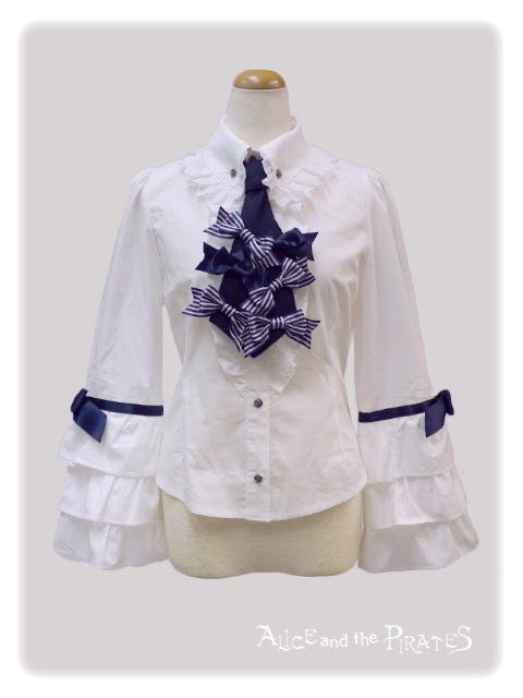 Milky Rail Train Clock Johann Ribbon Blouse（2015）