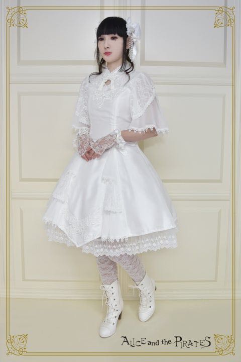 White Rose Fantasia OP & Chignon Cap Set (2024 Shinjuku exclusive)