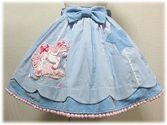 Angel Pony Applique Skirt