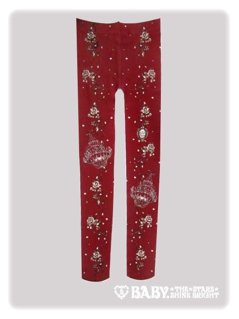 Masquerade Theater Print Tights