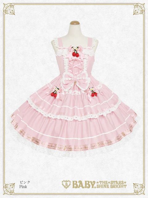 ゆらゆらいちごのHappy Berry Presentジャンパースカート