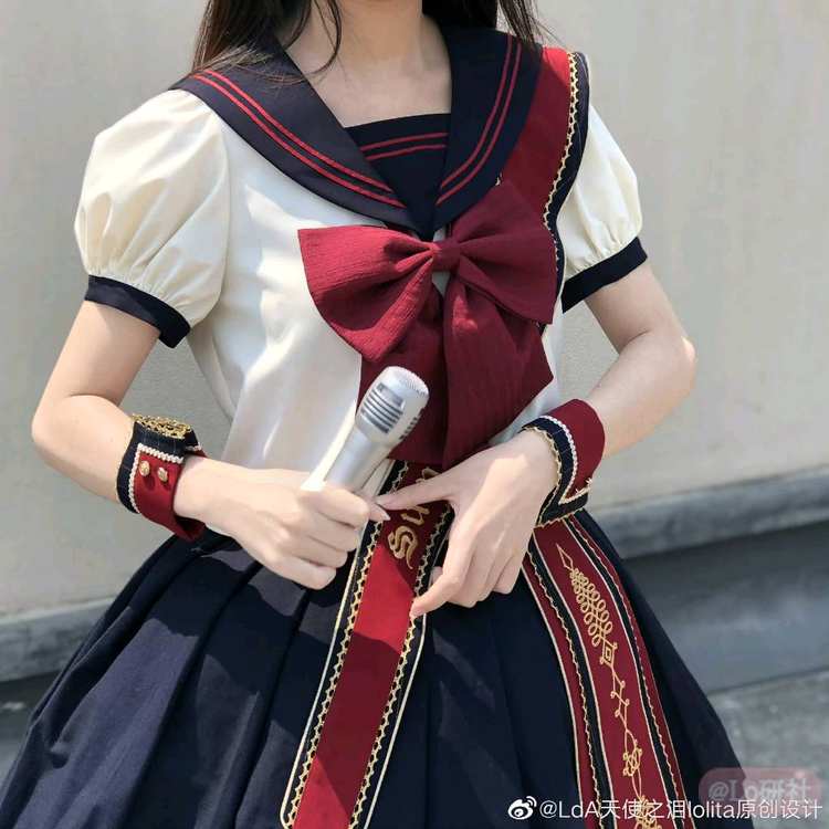 法兰西樱桃1.0 海军领上衣