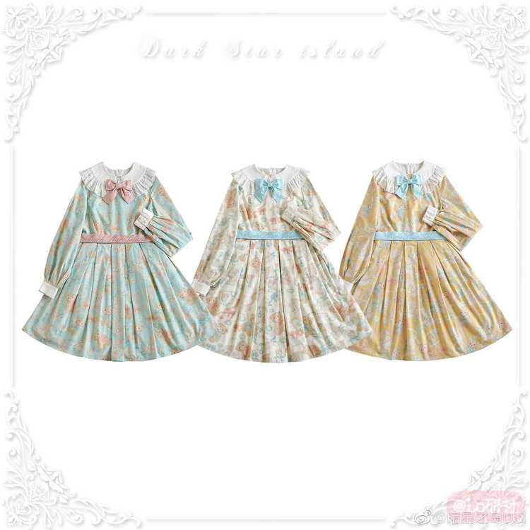 熊熊八音盒 长袖OP