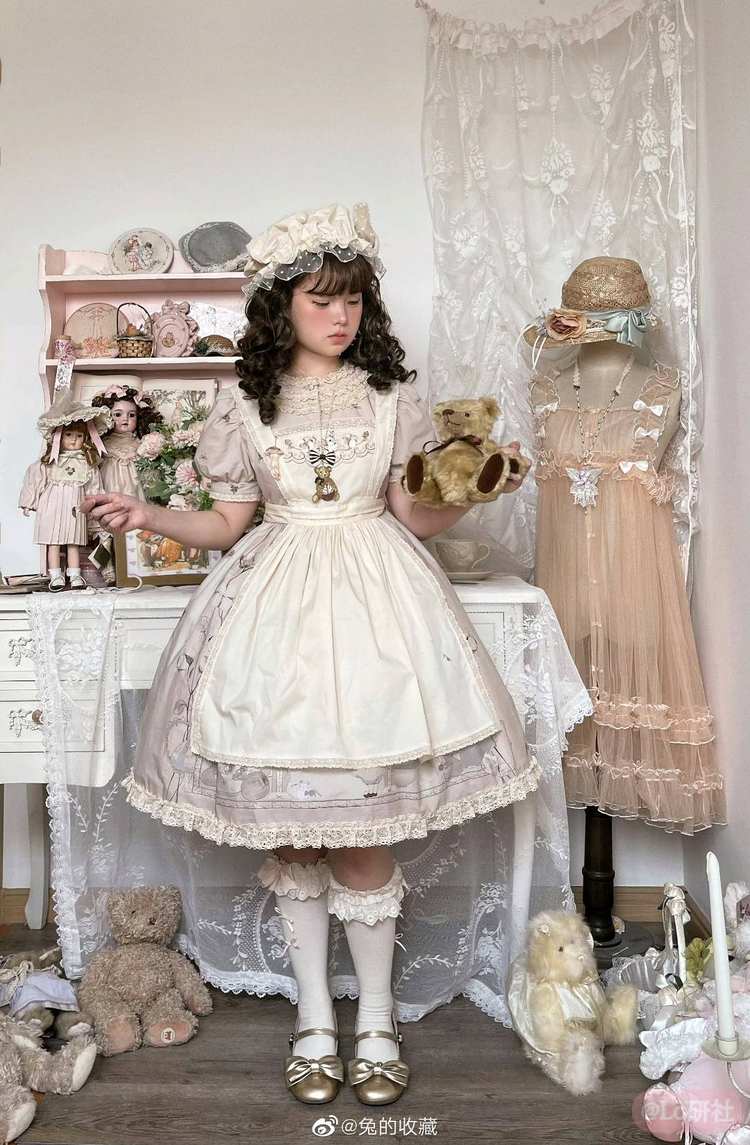 睡前童话 刺绣围裙