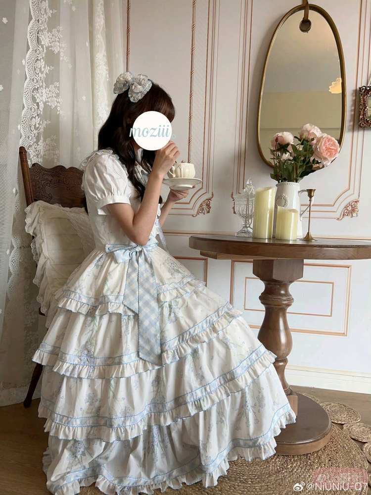 蓝心花语 大边夹