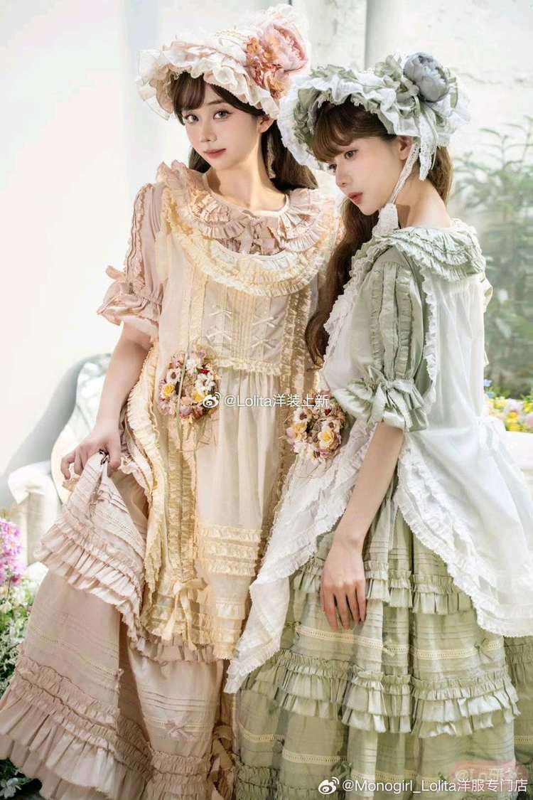 春日花蕾 棉布罩裙