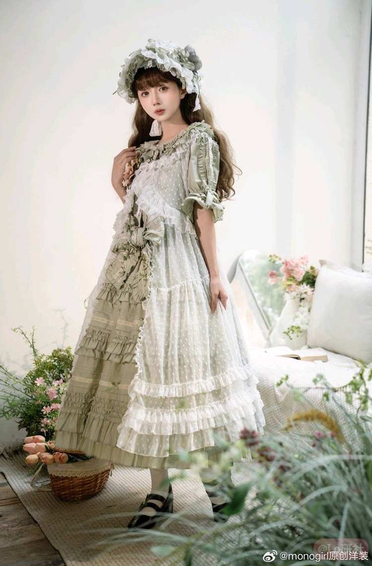 春日花蕾 雪纺罩裙