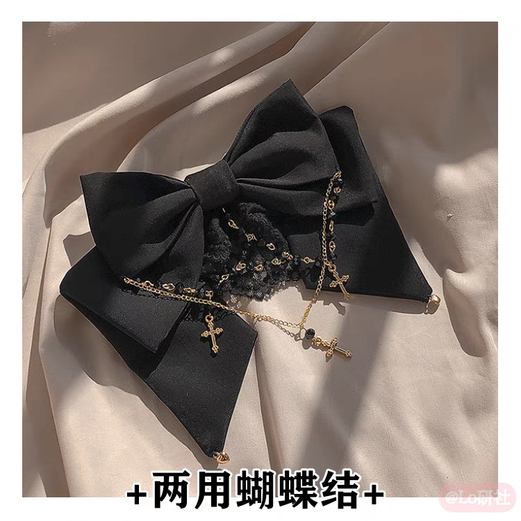 晚祷歌两用大蝴蝶结